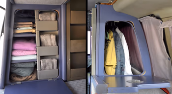Armarios de una camper van